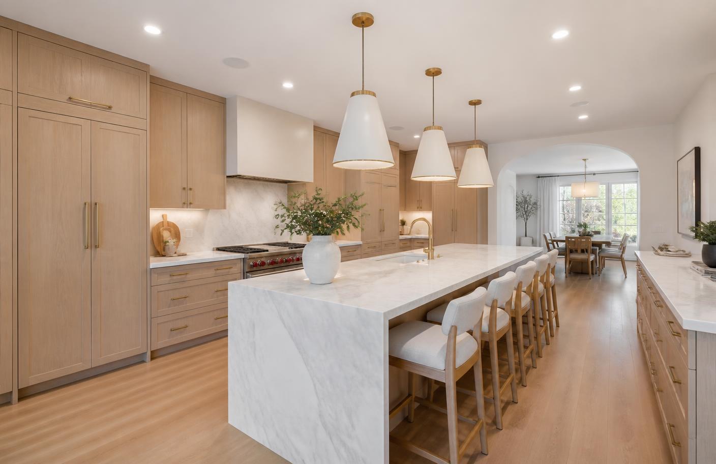 Kitchen after the ENRE Construction remodel